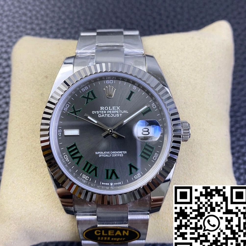 Rolex Clean Factory M126334-0021 Dial Grey Datejust 0928